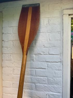 Vintage houten peddel