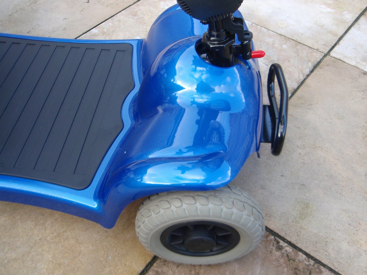 Opvouwbare Sterling 4wiel scootmobiel met afneembaar accupakket