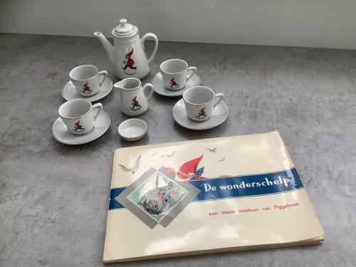 Piggelmee Kinderserviesje + Piggelmee Plaatjesboek de Wonderschelp