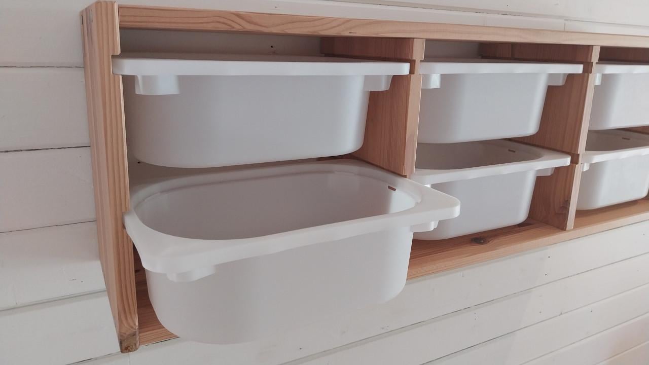 Ikea Trofast wandopbergkastje