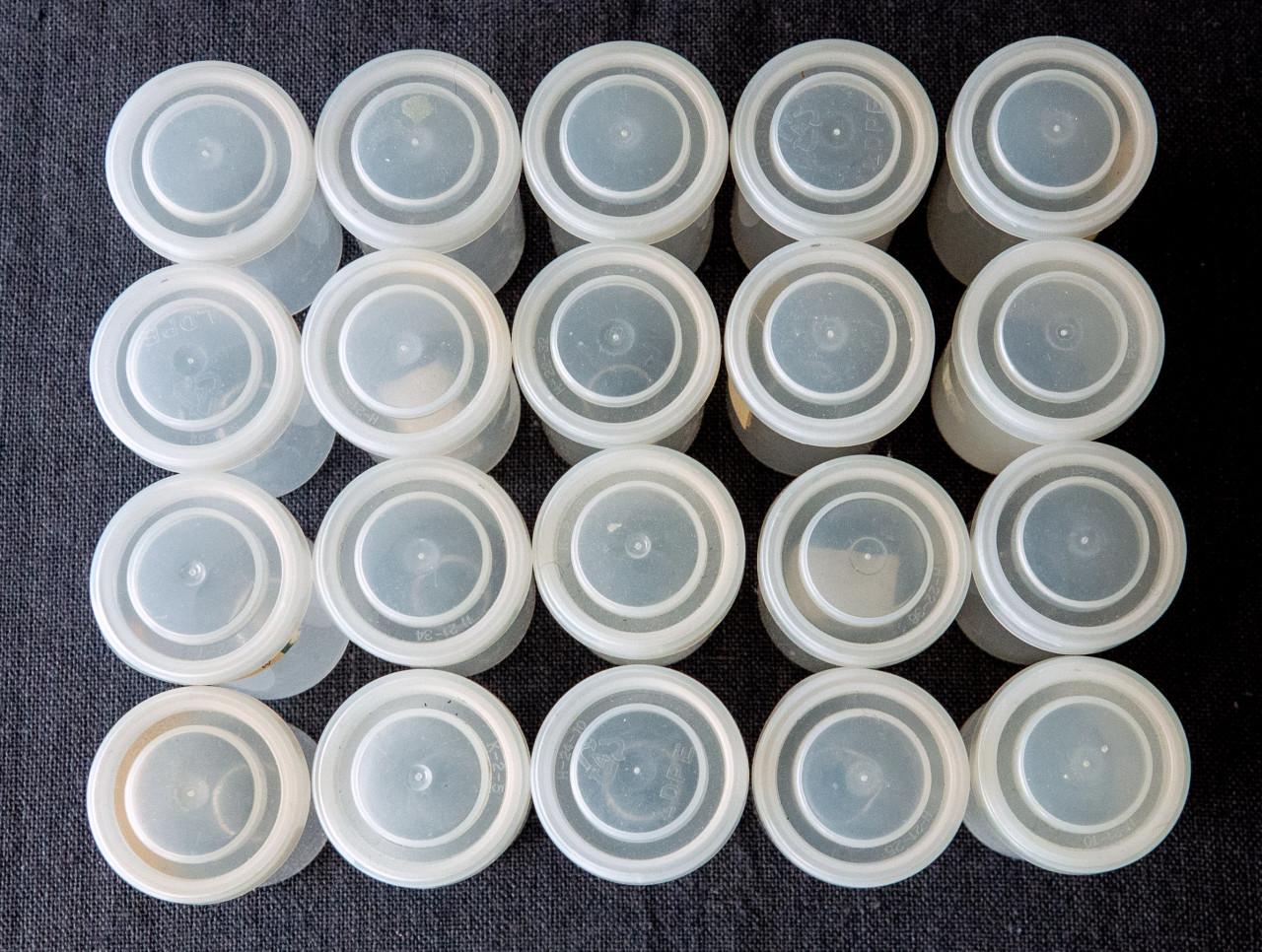 Originele fotorolletjes containers voor oa geocache, kralen