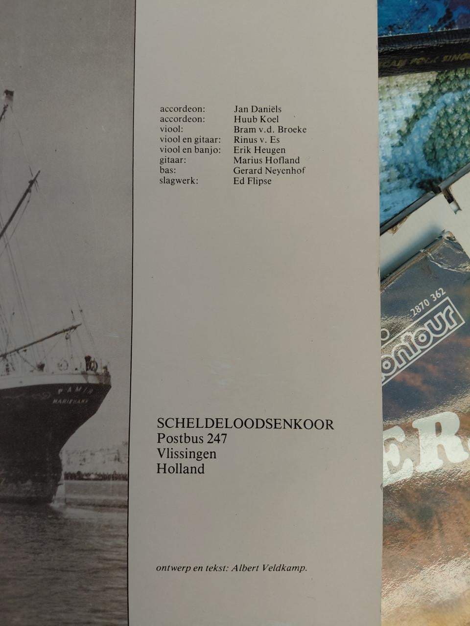 LP 1975 Scheldeloodsenkoor zingt Sea Songs en Shanties. o.l v. Philip Fay.