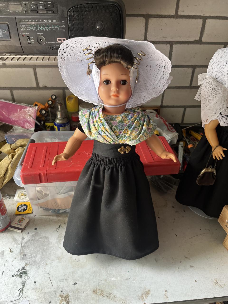 Boerin Klederdrachtpop