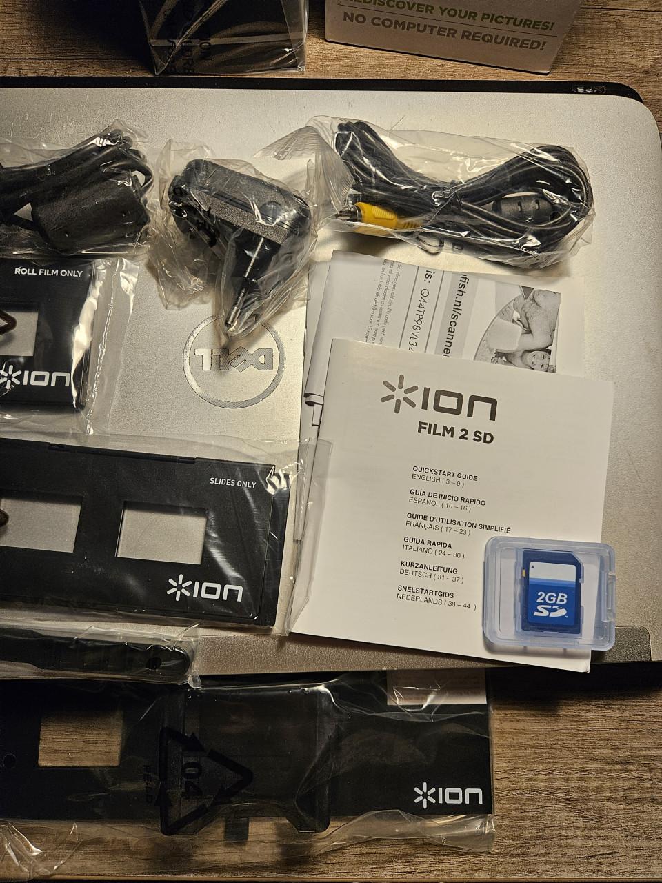 Nieuwe ION Film2SD 35 mm film en dia scanner met sd kaart...