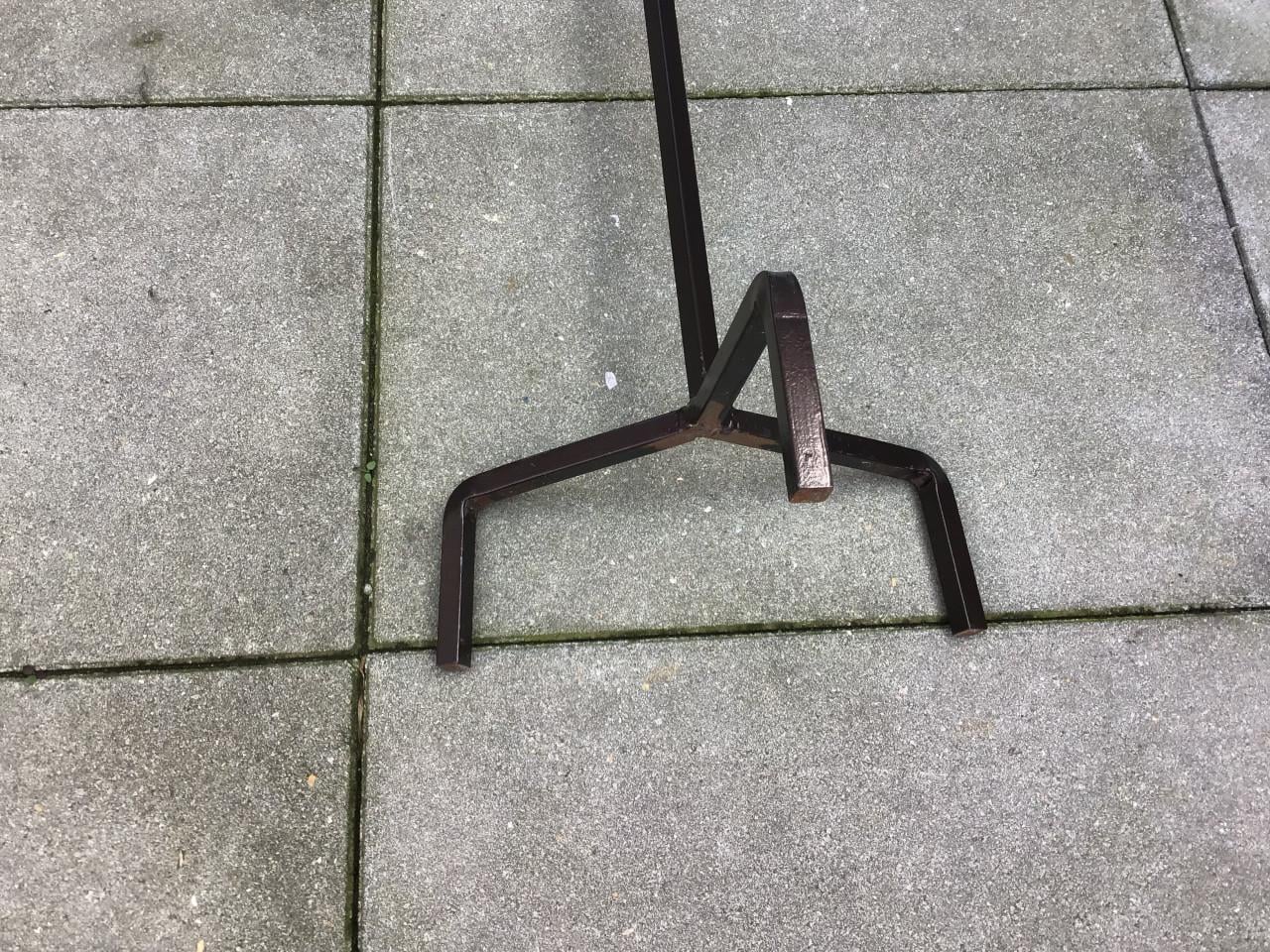 Kaarsenstandaard voor op de vloer, metaal