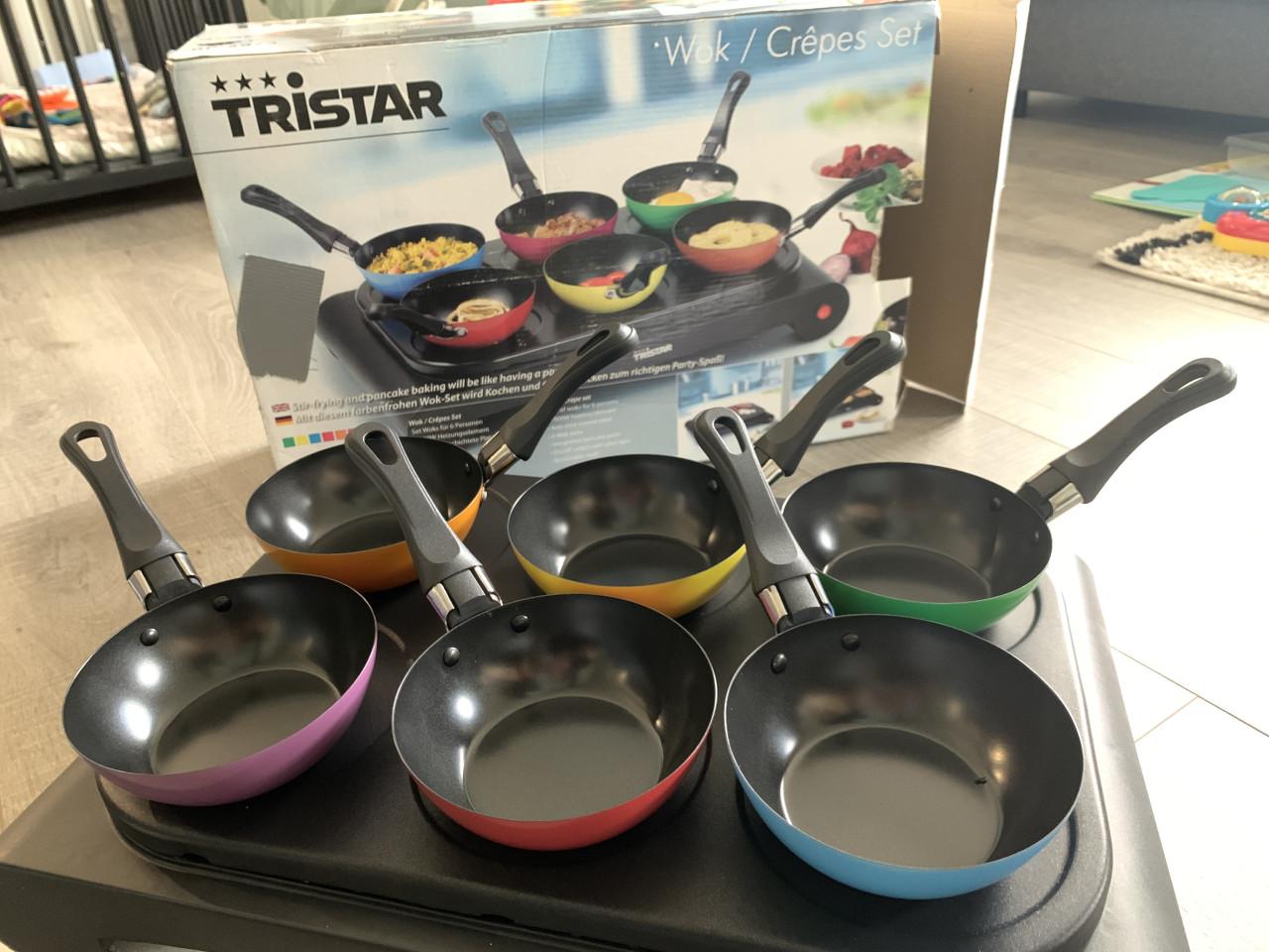 Wok / crêpes set (NIEUW)