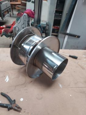 Rvs Schoorsteenkap150mm