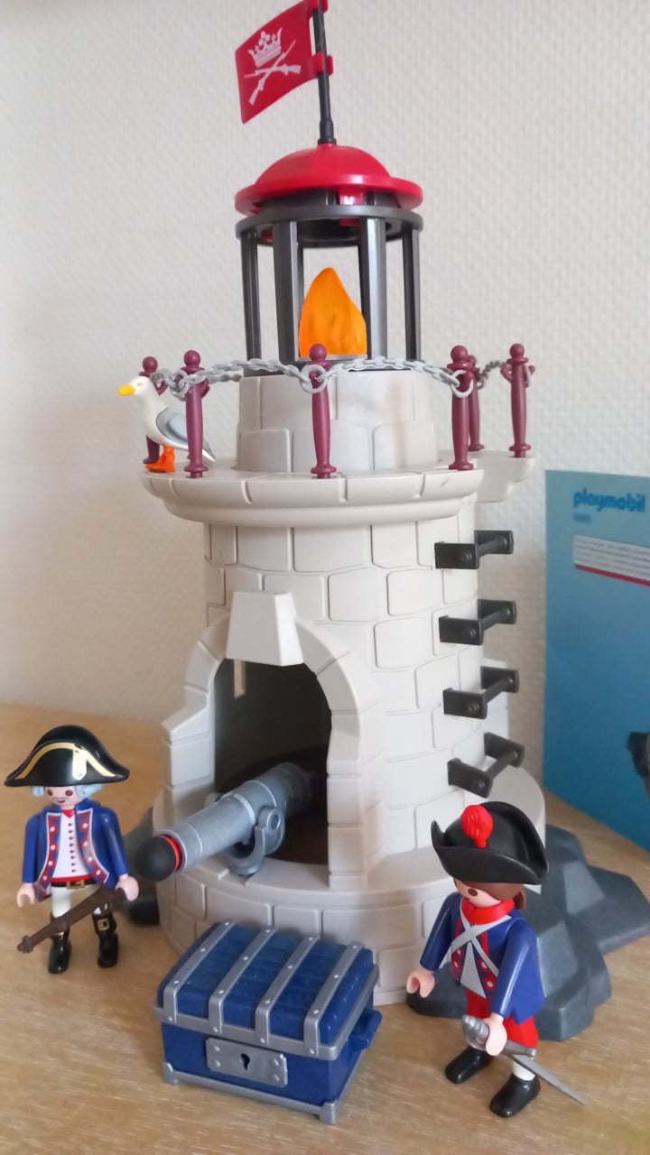 Playmobil vuurtoren met bewaking setnr 6680