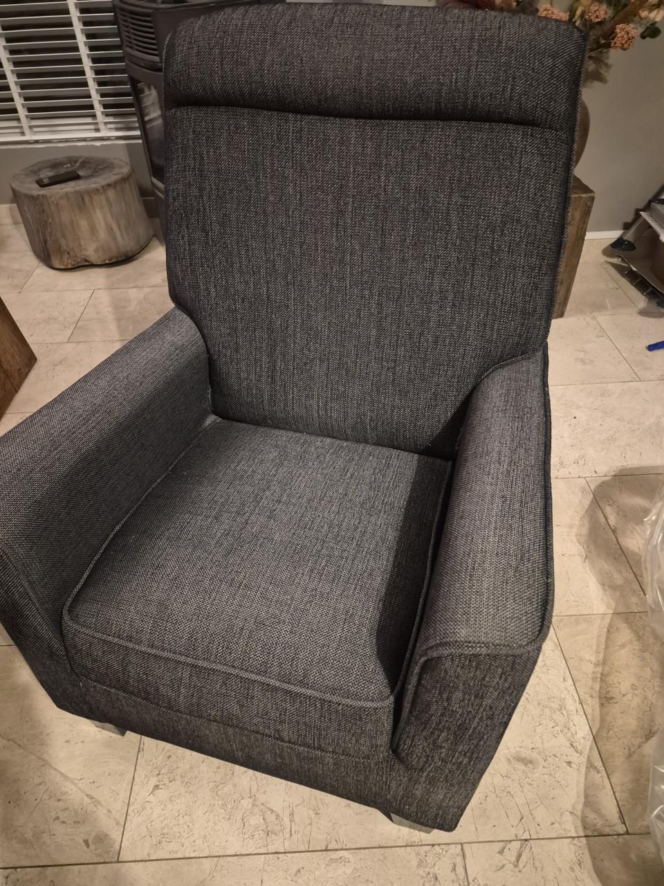 Fauteuil donkergrijs