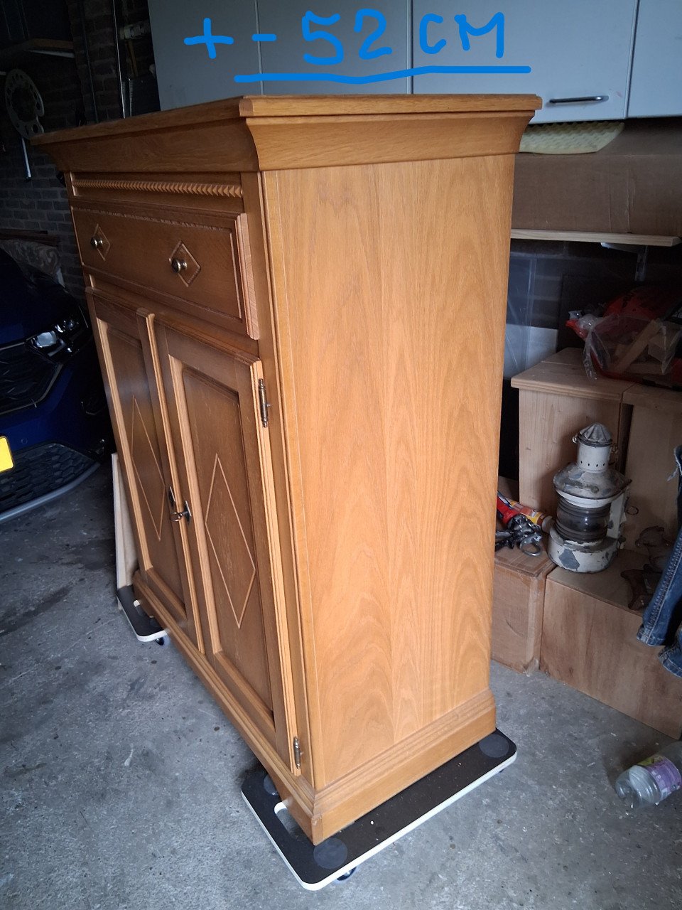 Eikenhouten Meidenkast serie Safir