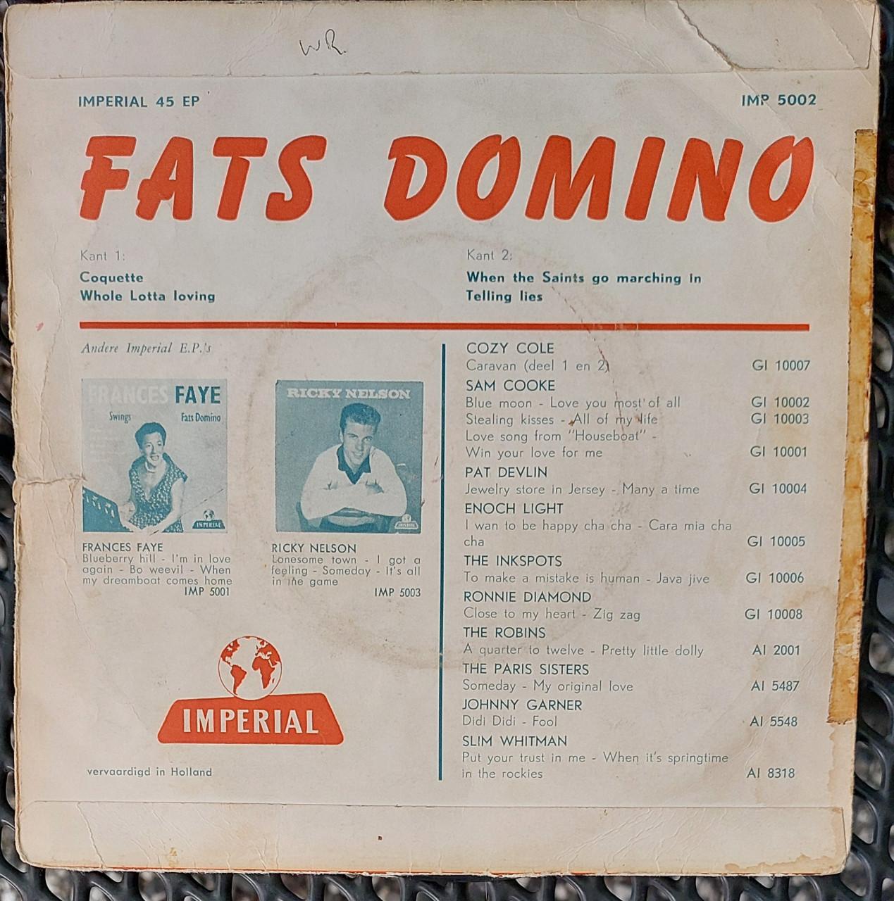Fats Domino - The Fabulous Mr.D  7"