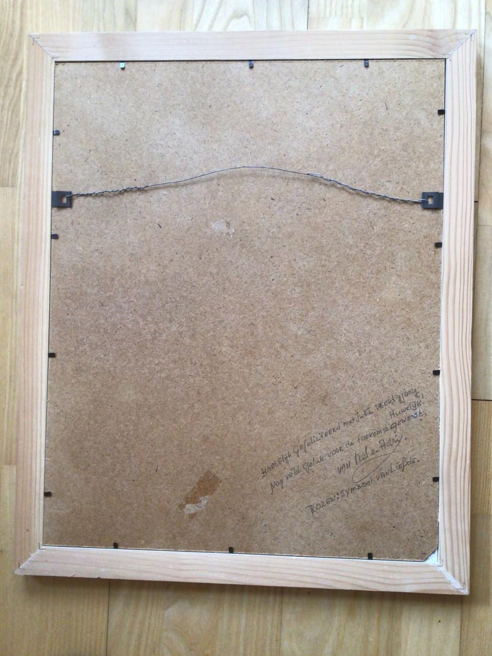 Lijst met rozenafbeelding