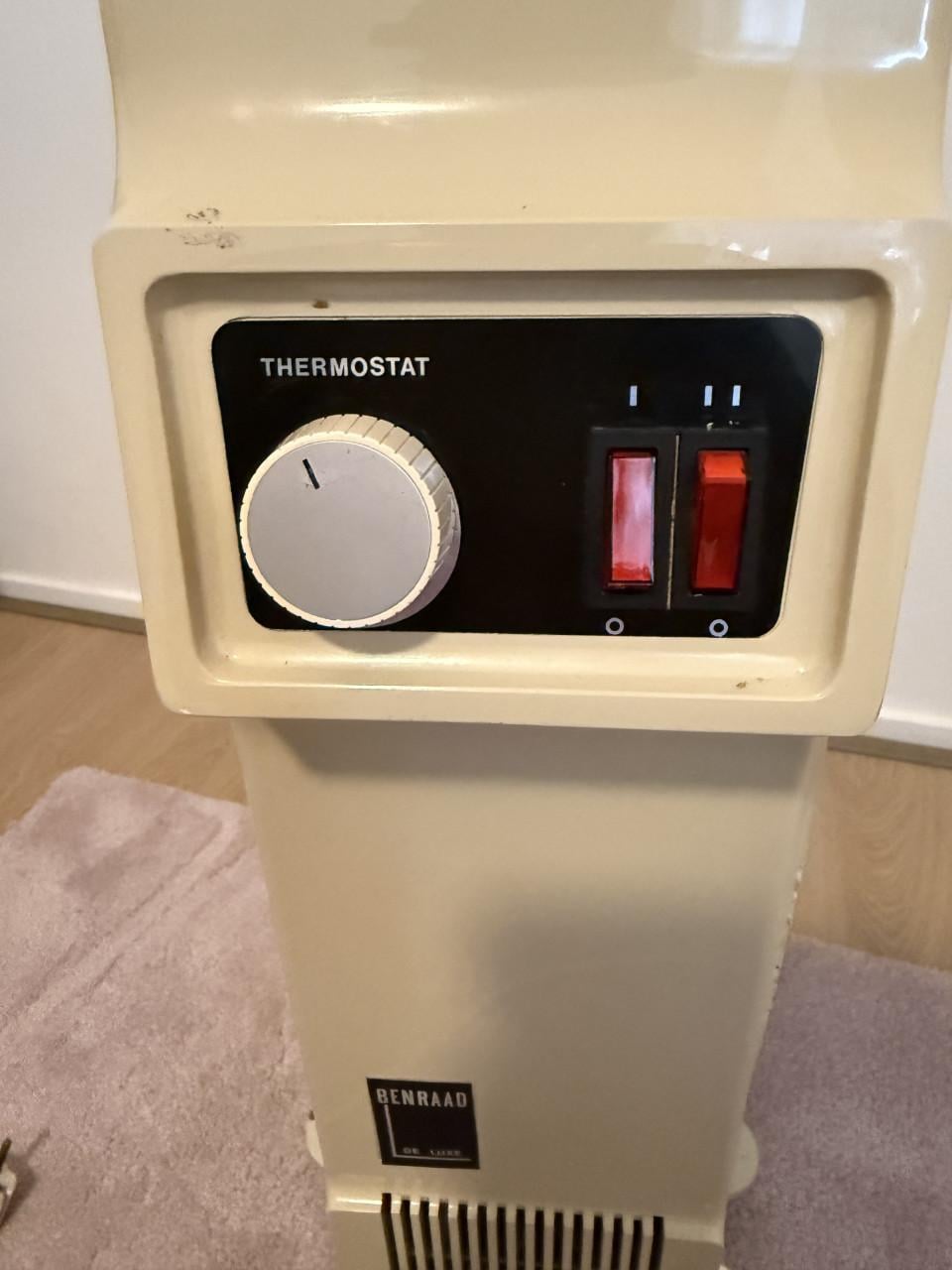 Olie radiator met thermostaat