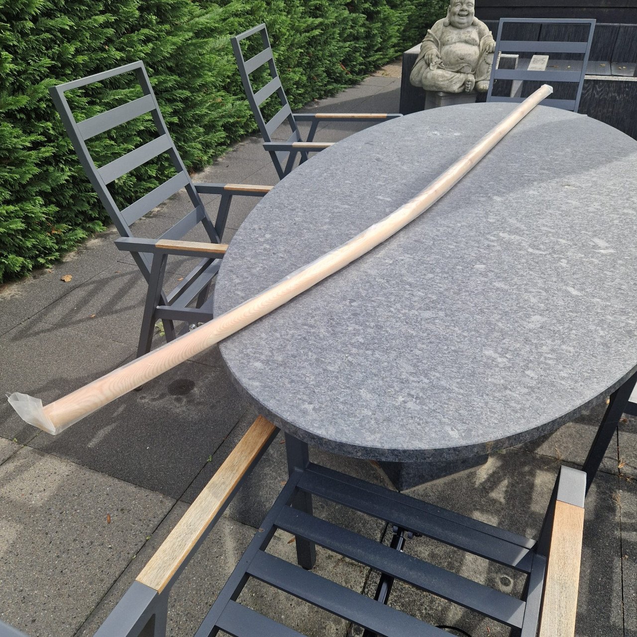 Vurenhouten trapleuning