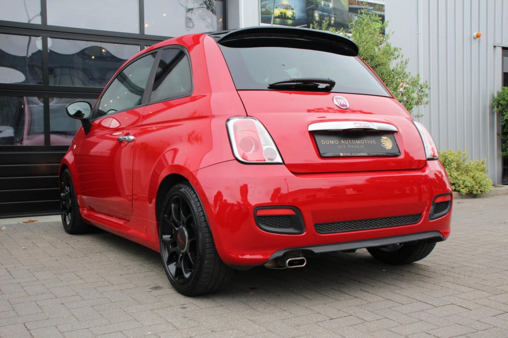 Fiat 500 1.2 500s - leder/alcantara - sport - h&r - aux/usb - nieuwe koppel