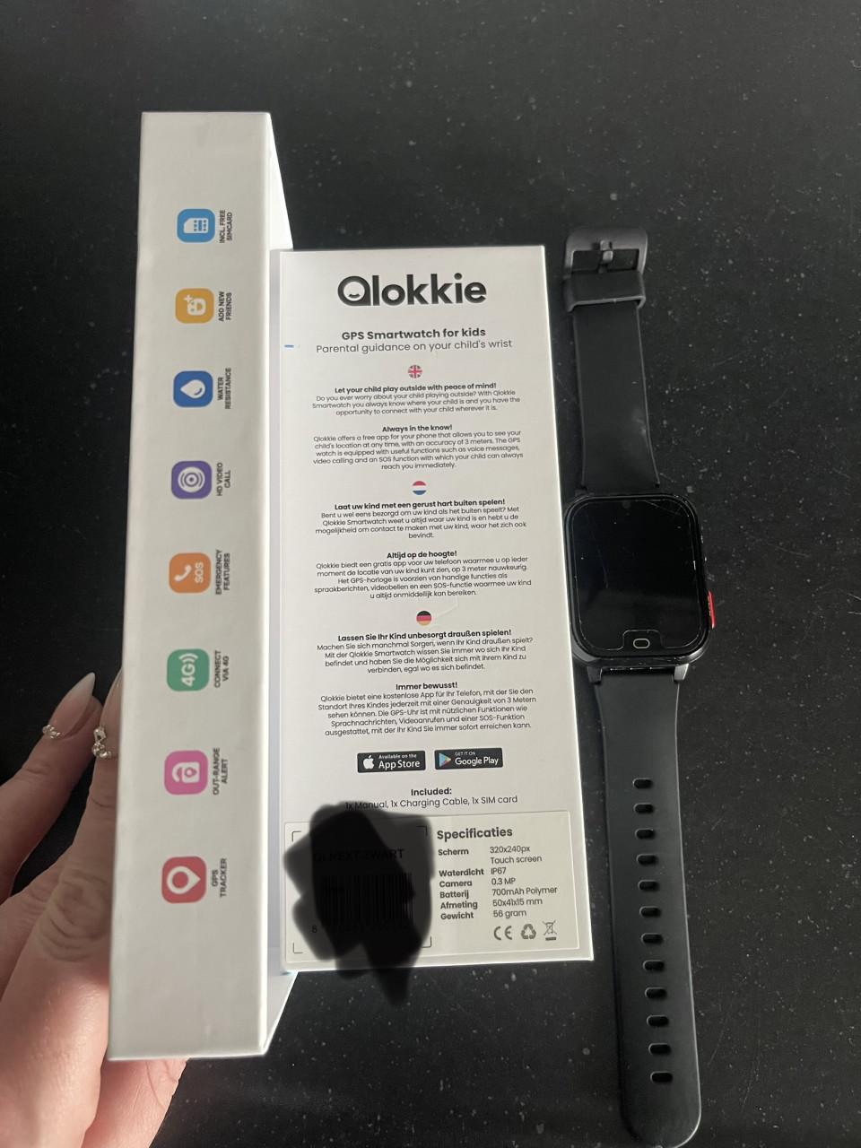 Smartwatch kind kleur zwart