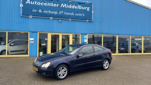 Mercedes C-KLASSE C 200 K Sportcoupe bj:2002 airco navigatie