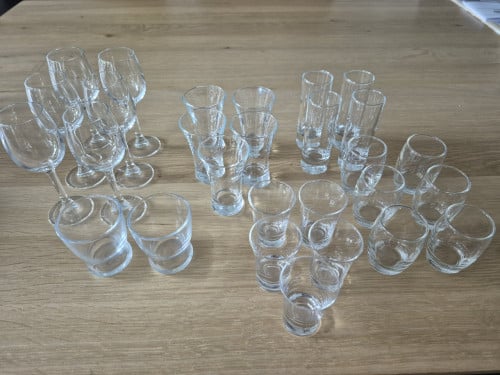 Amuse en dessert glaasjes