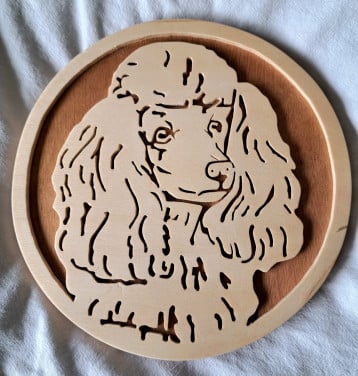 Hondenkop bordje