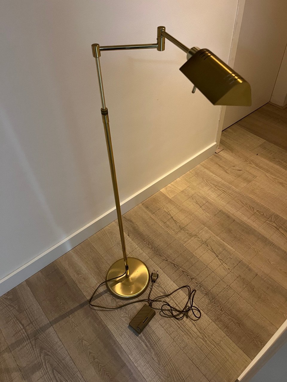 Messing leeslamp