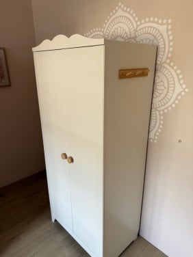 Witte Ikea kledingkast, 80x50x187 cm