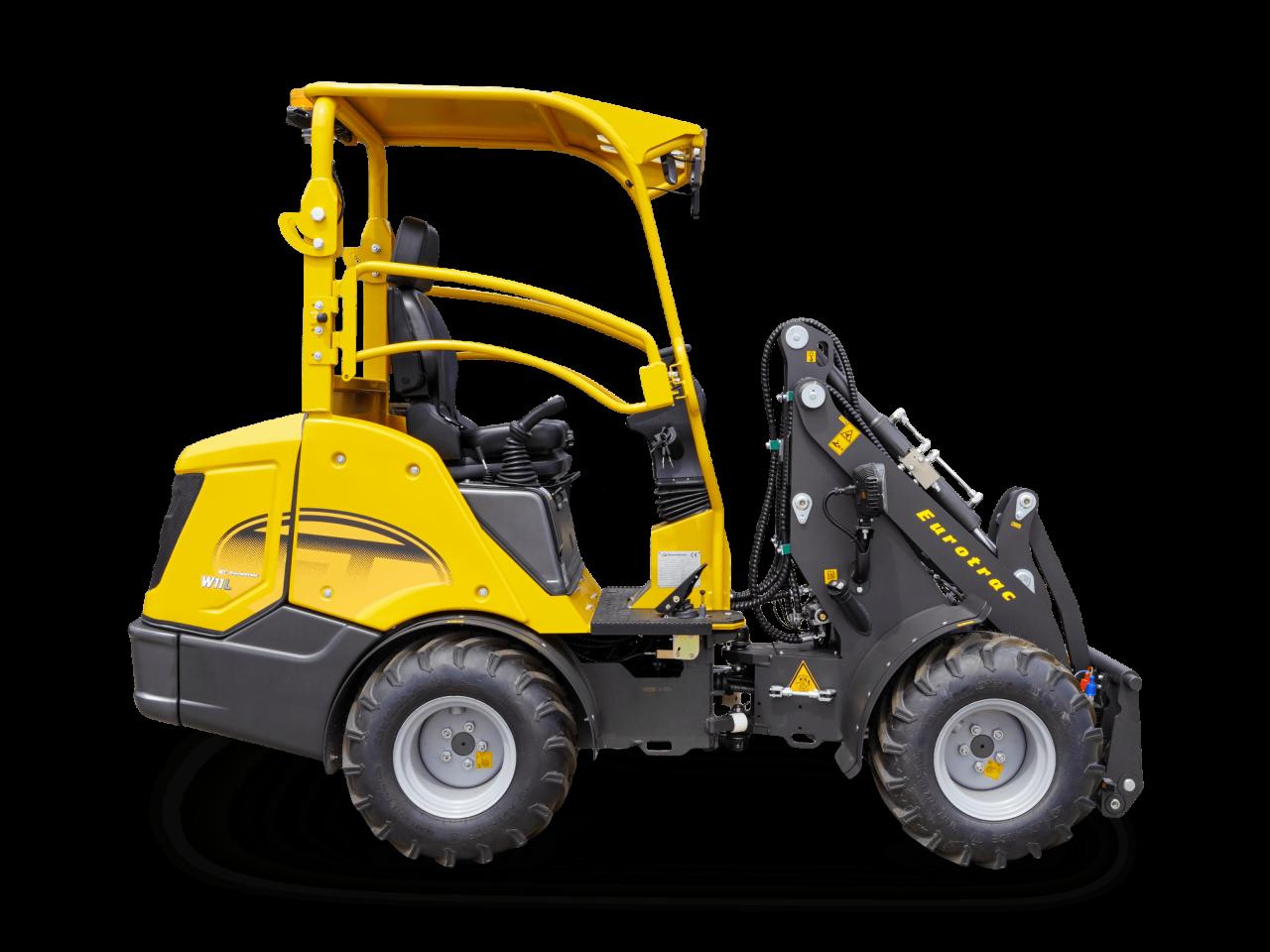 Nieuw model Eurotrac W11L hefvermogen 1650 KG