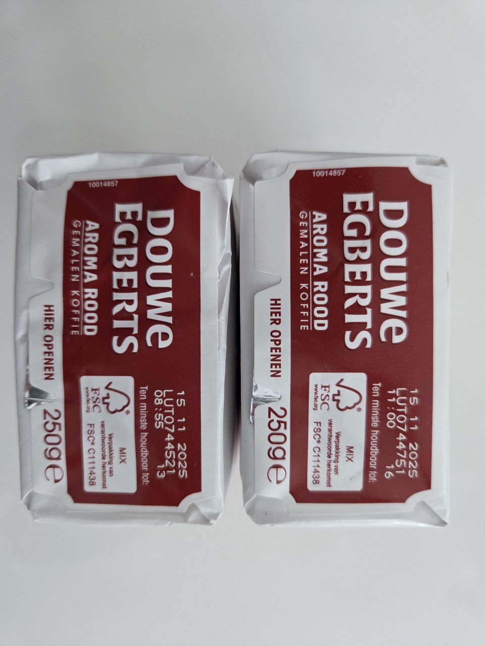 Douwe egberts 2x250gr
