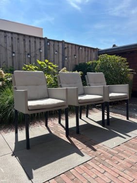 3x Caribbean tuinstoel Life – All-weather –