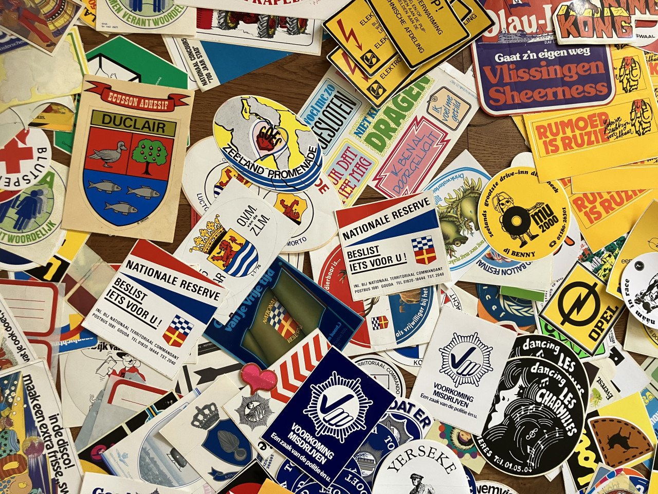 Stickers jaren ’70 en ‘80