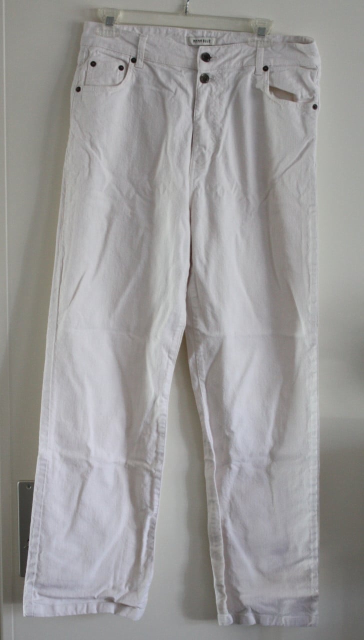 Witte jeans  broek maat 42