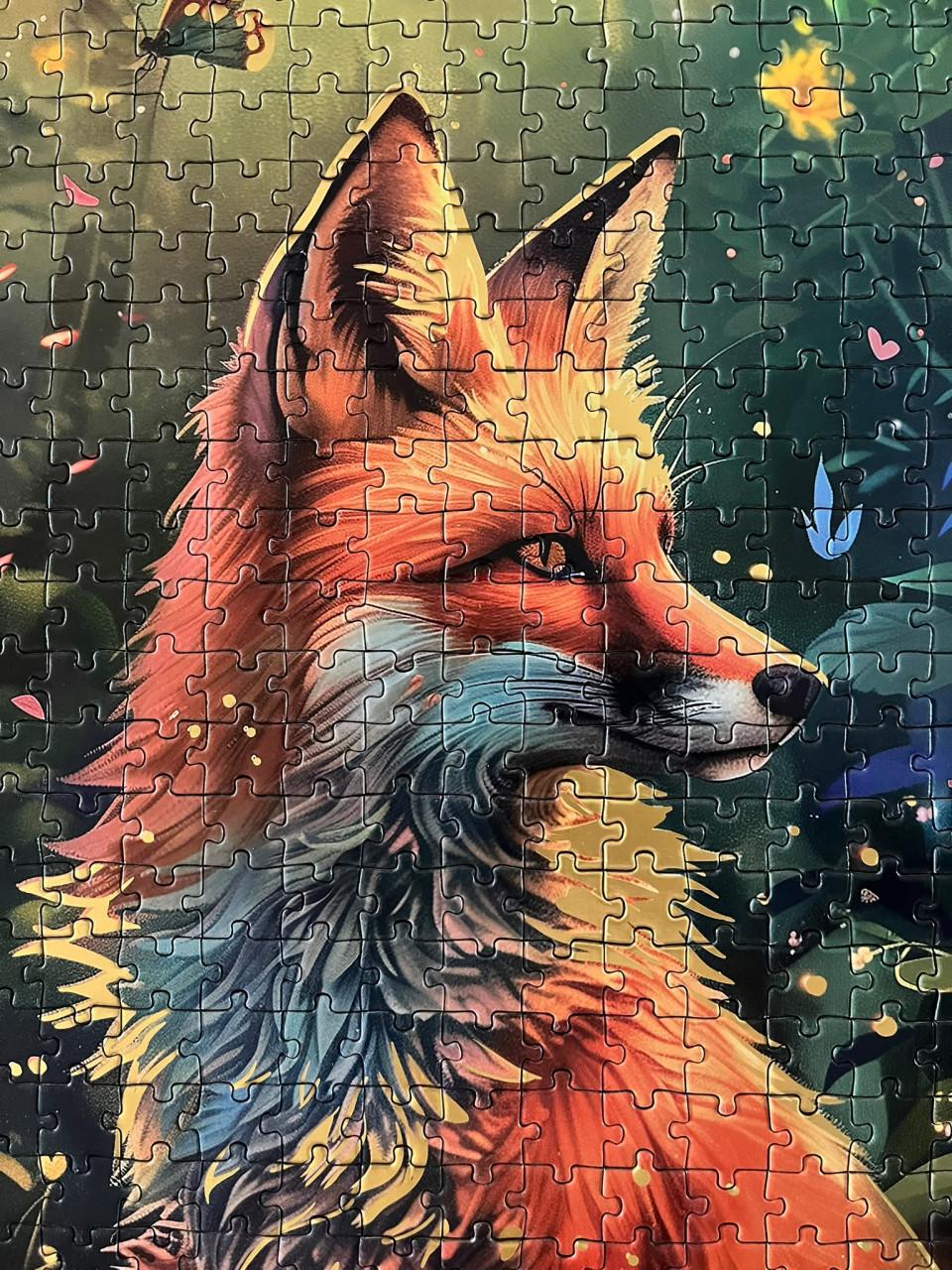 Goudfolie puzzel