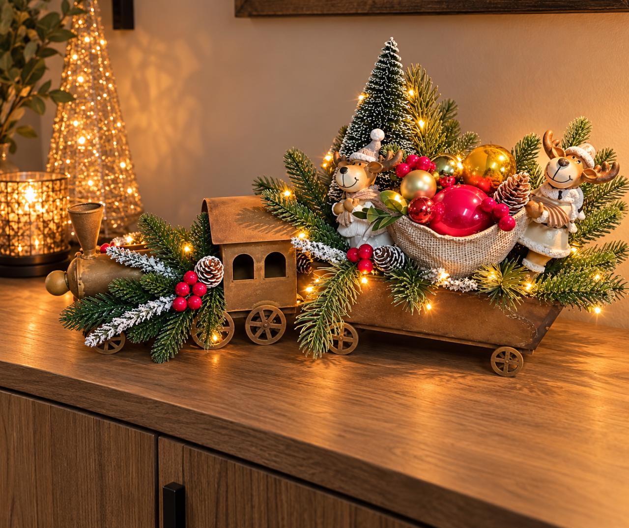 Diverse kerststukjes