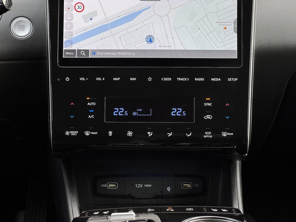 Hyundai Tucson Hybrid 1.6 t-gdi hev premium trekhaak, meest luxe uitvoering