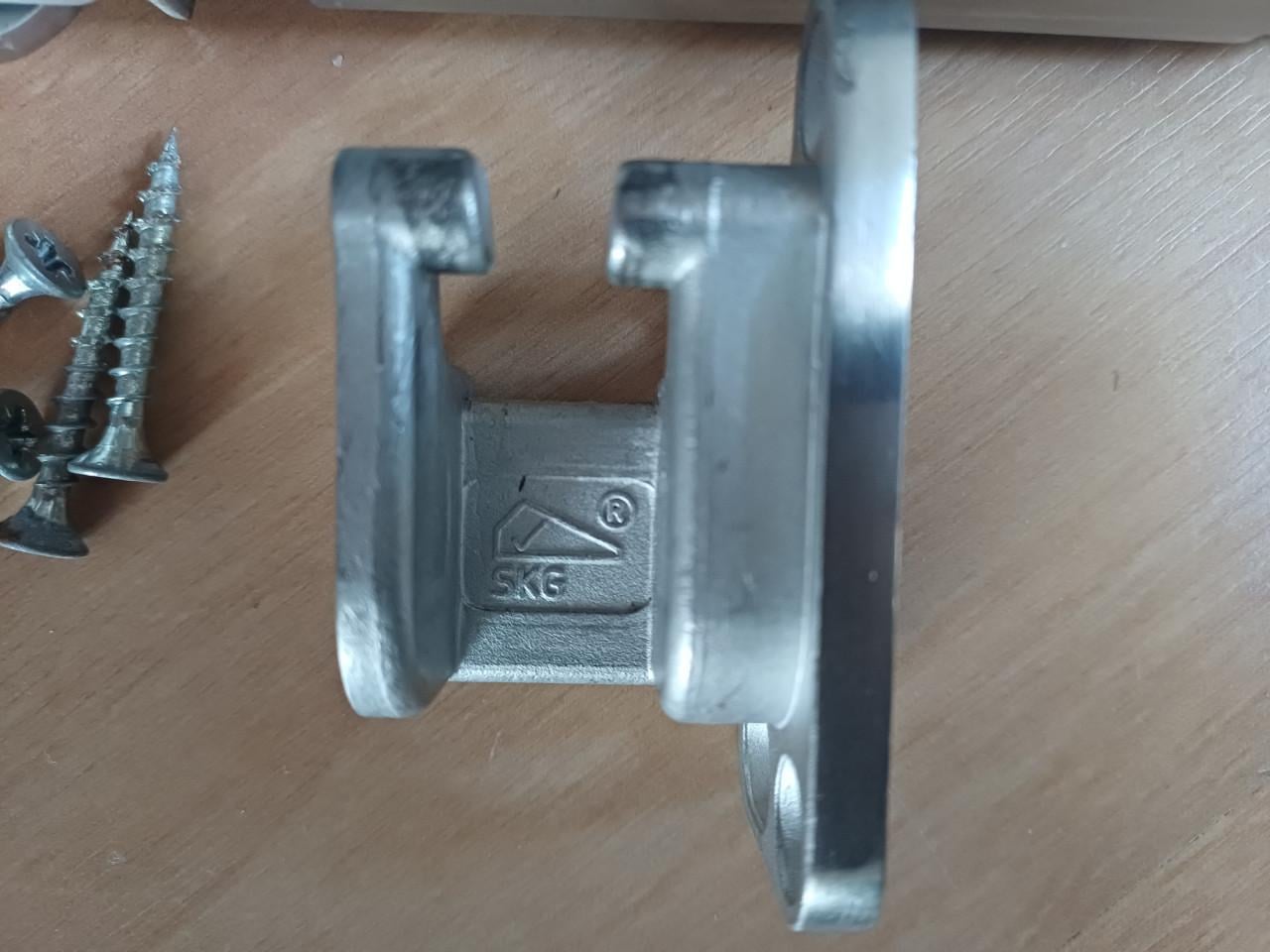 AXA Kierstandhouder (type EX) Geborsteld RVS: deuren/ramen