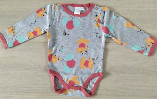 Disney romper Winnie the Pooh grijs maat 62/68