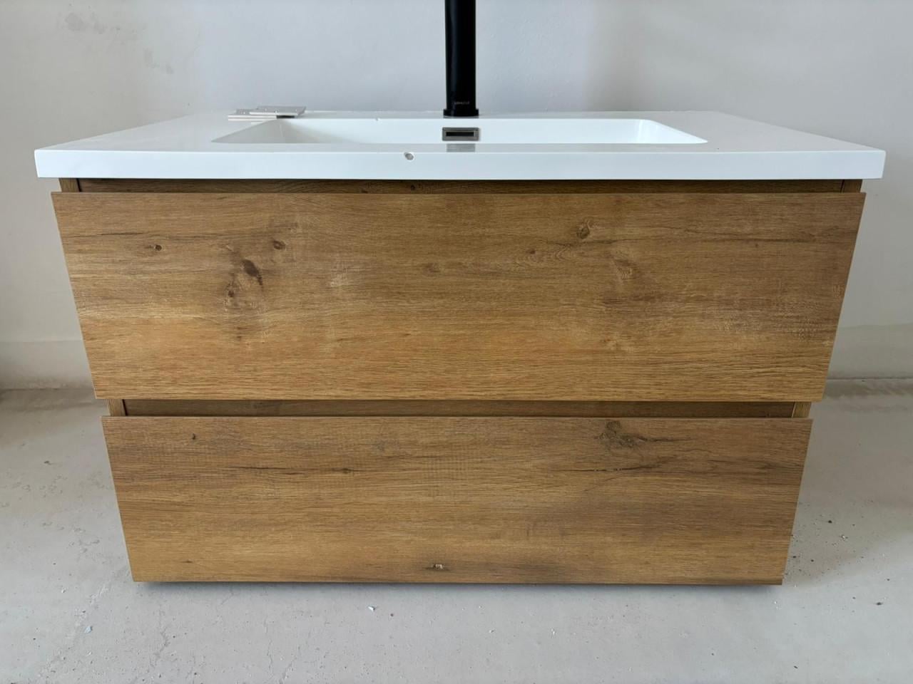 Badkamer meubel + spiegel