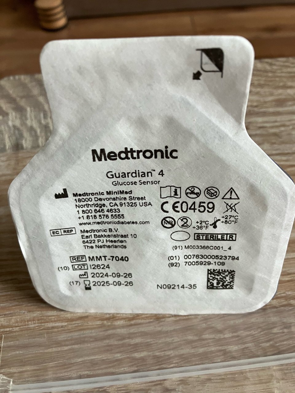 Medtronic Guardian 4 + pleisters