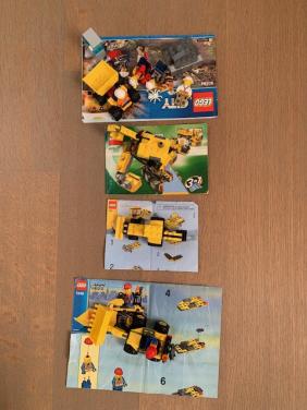 3 legosets grondwerkers