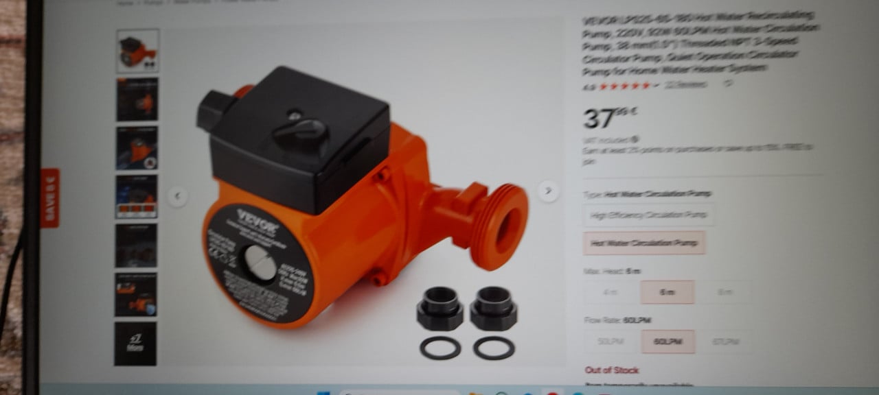 2 nieuwe warmwatercirulatiepompen.