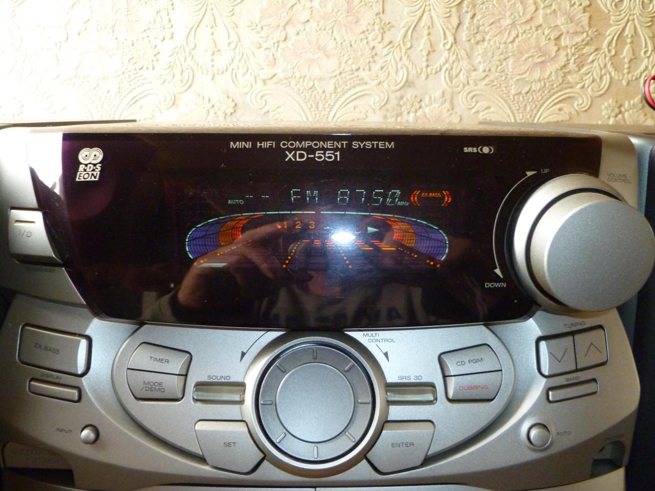 Kenwood stereoset met een 3 cd wisselaar
