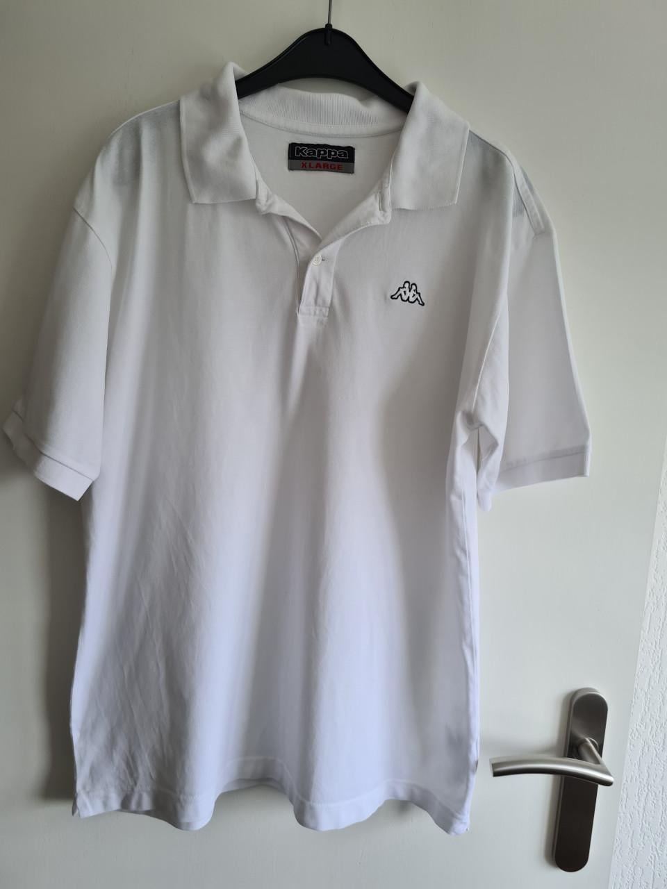 Nieuw witte Polo shirt van Kappa Maat XL