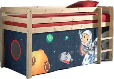 Halfhoogslaper Charlotte met bedtent Space