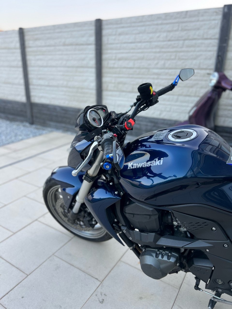 Kawasaki z750 Blauw 2008