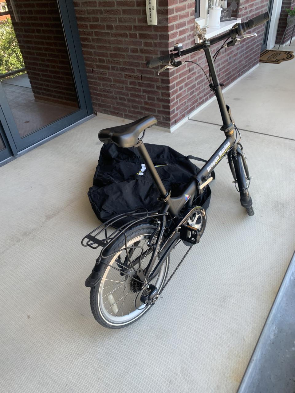 Vouwfiets met 6 versnellingen