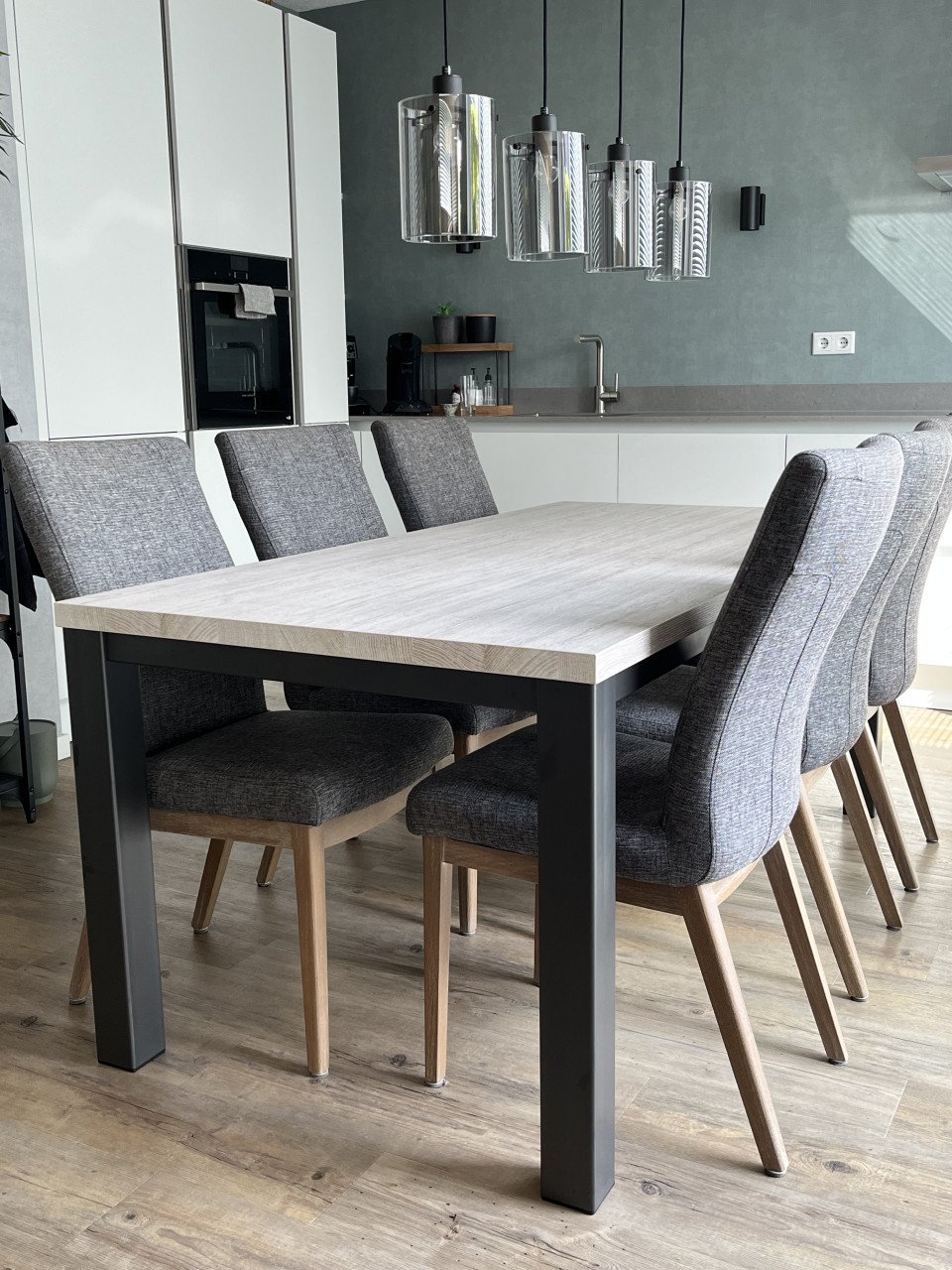 INHOUSE Eetkamerstoelen 6 stuks