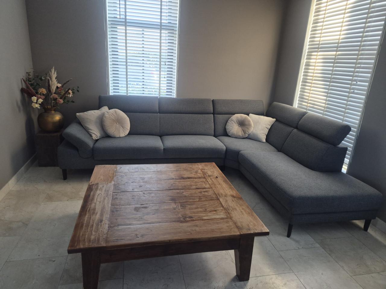 Salontafel eiken massief Uniek!