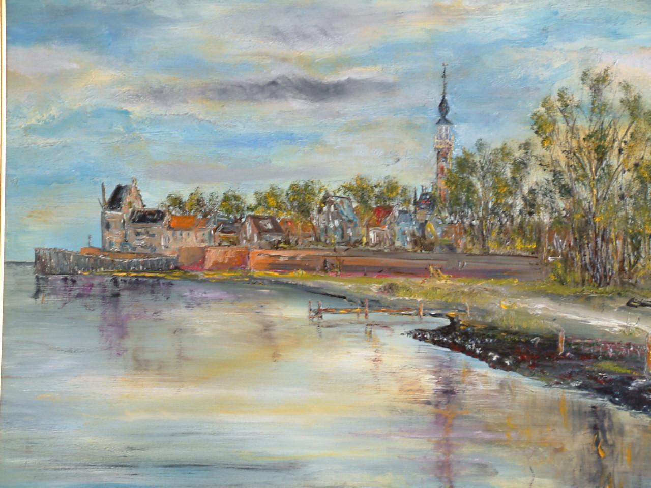 Veere  oude haven of een vergezicht