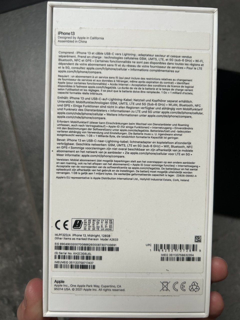 Iphone 13 / 128GB / Zeer goede staat