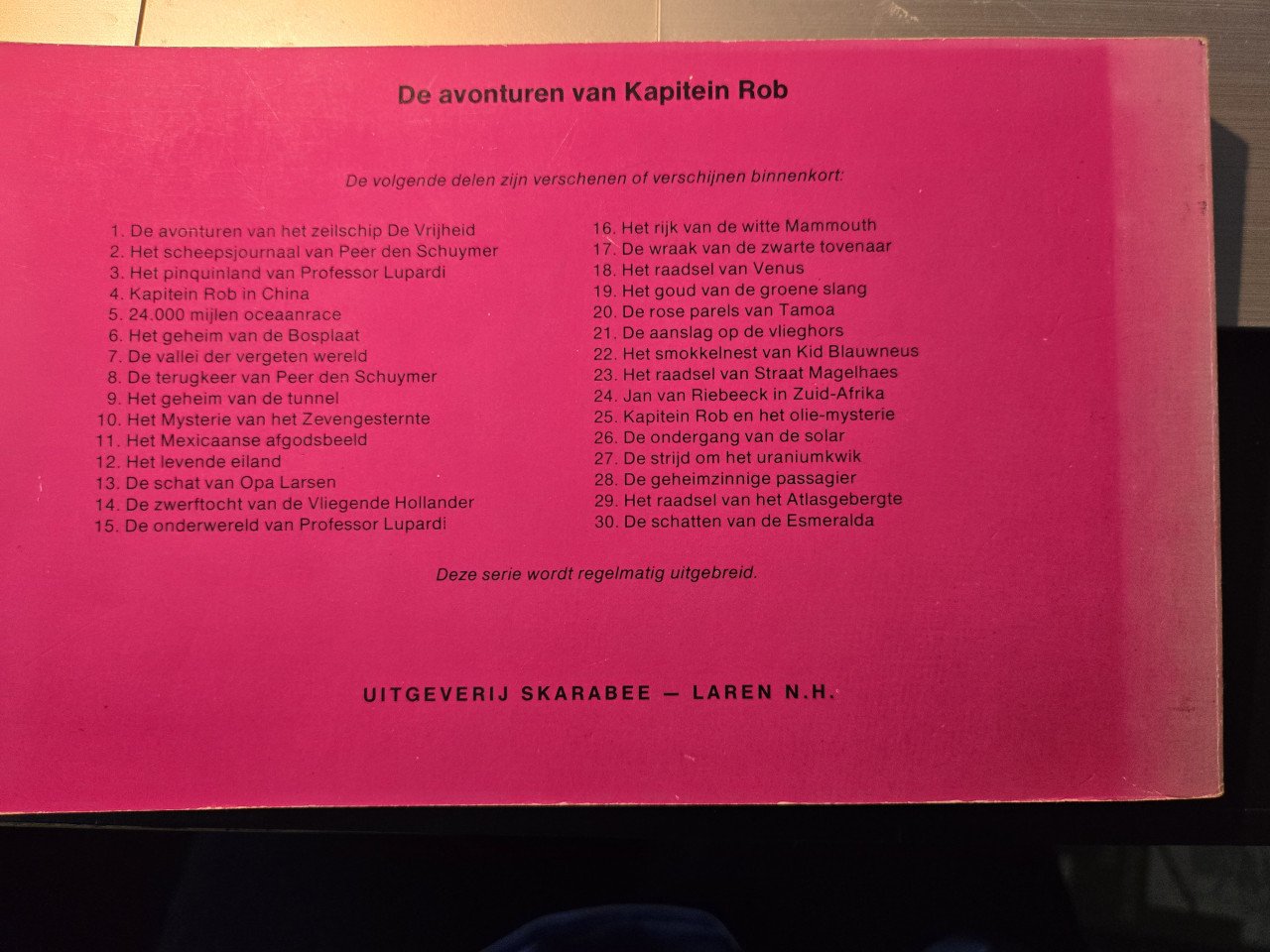 Boekje: Kapitein Rob in China  nr. 4 1947 Pieter Kuhn