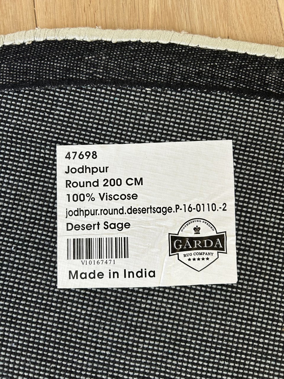 Vloerkleed rond 200 cm